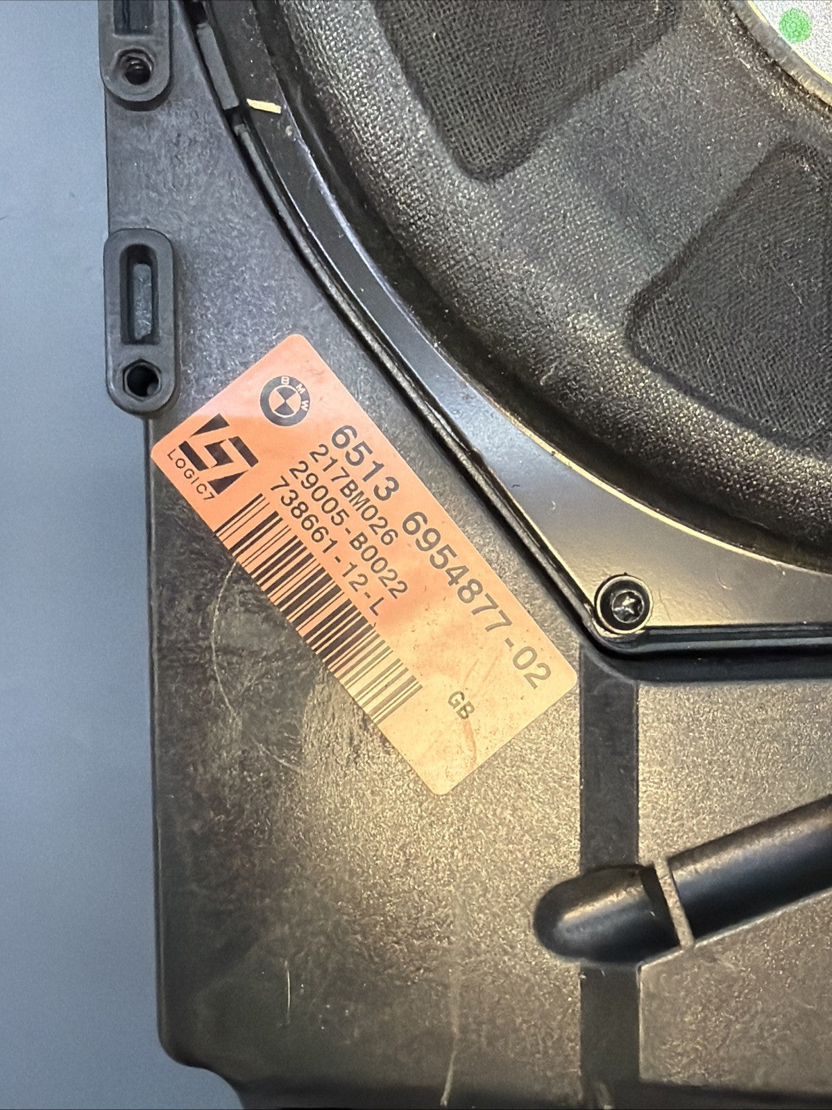 07-13 BMW 335i E90 E91 E92 E93 Left Hifi Central Bass Speaker 9143135 OEM