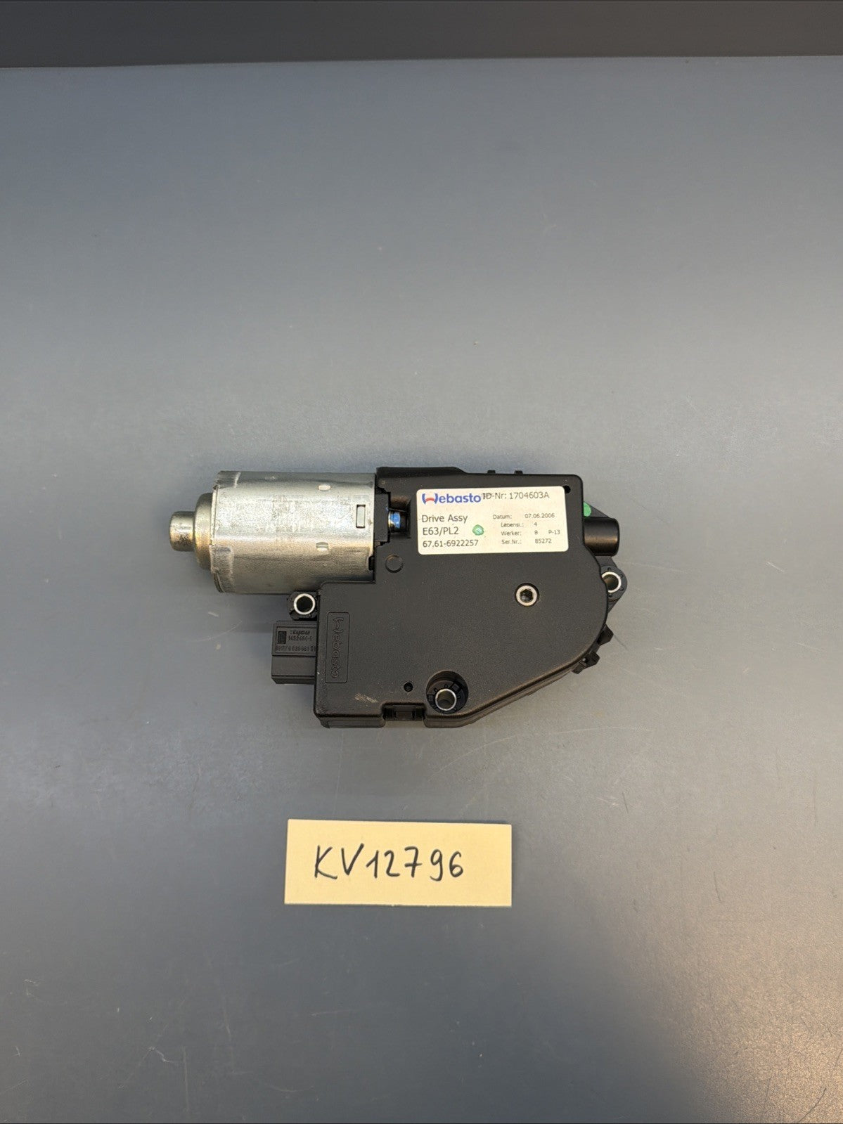 BMW 2006-2013 E9X 3 SERIES SUNROOF MOTOR OEM 6922257