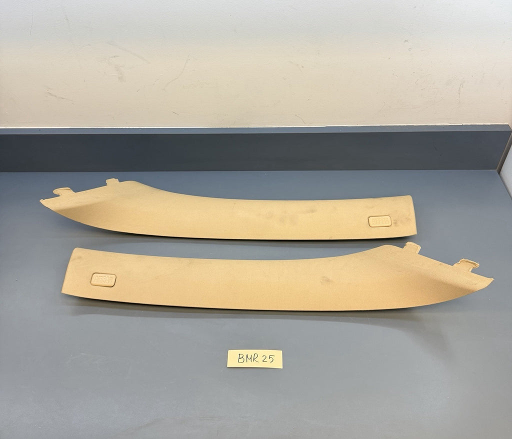 Interior Trim Cover BMW E90 E91 LCI Column A Pillars Beige 7058331/32