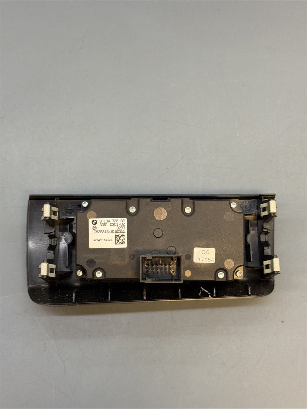 07-13 BMW E70 X5 E71 X6 HEADLIGHT FOG LIGHT CONTROL SWITCH BLACK OEM 9134728