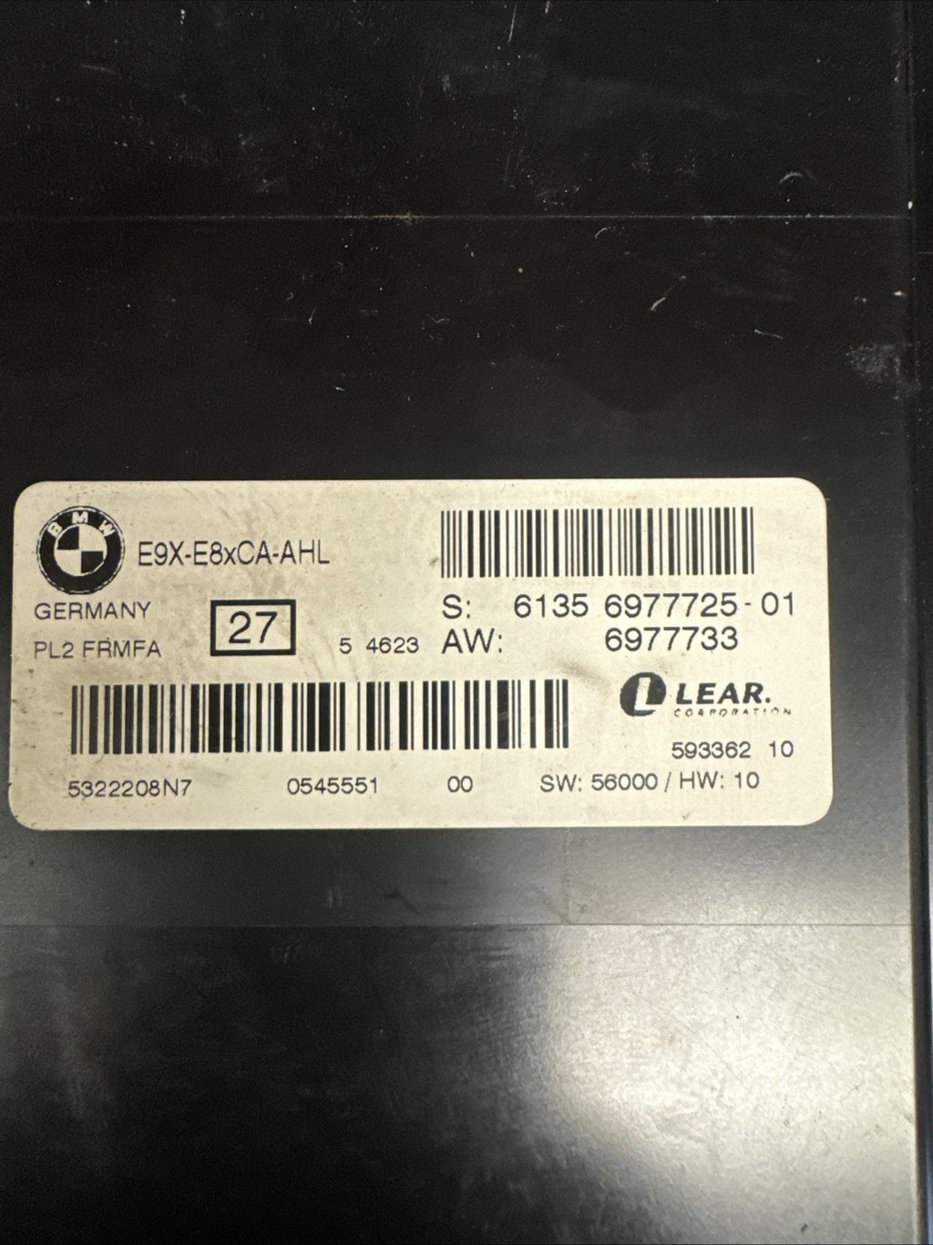 06-08 BMW E90 325i 328i 330i ADAPTIVE HEADLIGHT CONTROL MODULE OEM 6977725