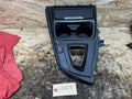 BMW F30 12-19 CUP HOLDER SHIFTER TRIM BLACK CARBON COMPLETE OEM BMW 9218925