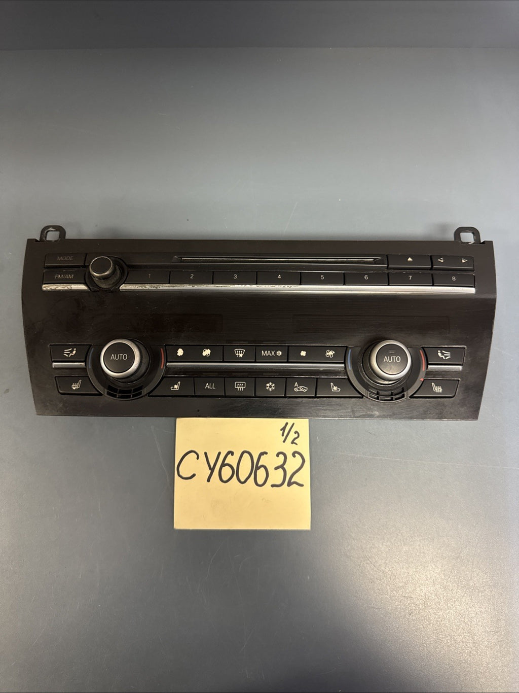 2009-2013 BMW 750i Front Dual Auto Heater A/C Climate Control Panel OEM 9216258