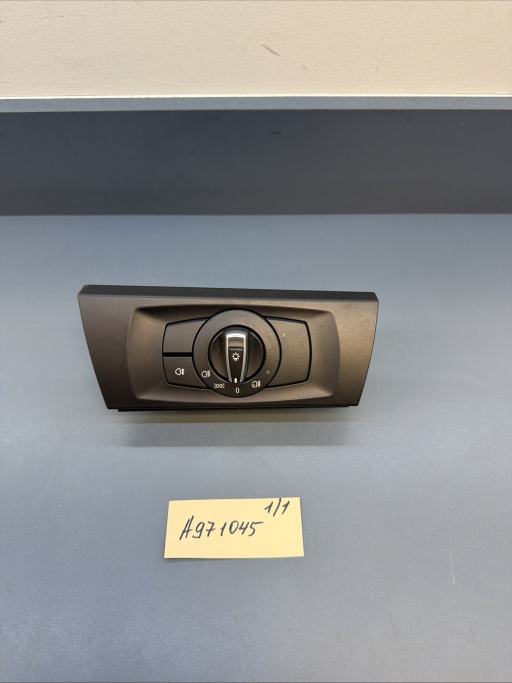 06-11 BMW E90 E92 328i 335d Headlight Control Switch Unit Black 9169398 OEM