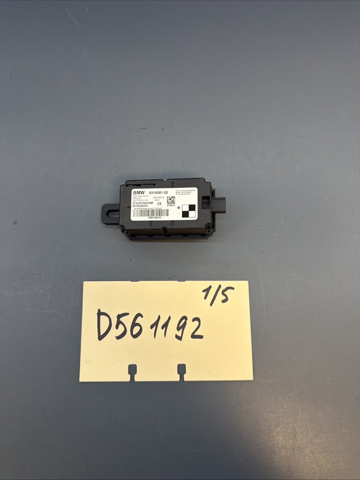 14-17 BMW F22 F30 F32 F34 320i 328i REMOTE CONTROL MODULE  9319081