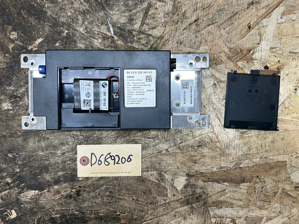 BMW 2010-2019 3 5 SERIES X3 X5 BLUETOOTH TELEMATICS CONTROL MODULE OEM 9329341