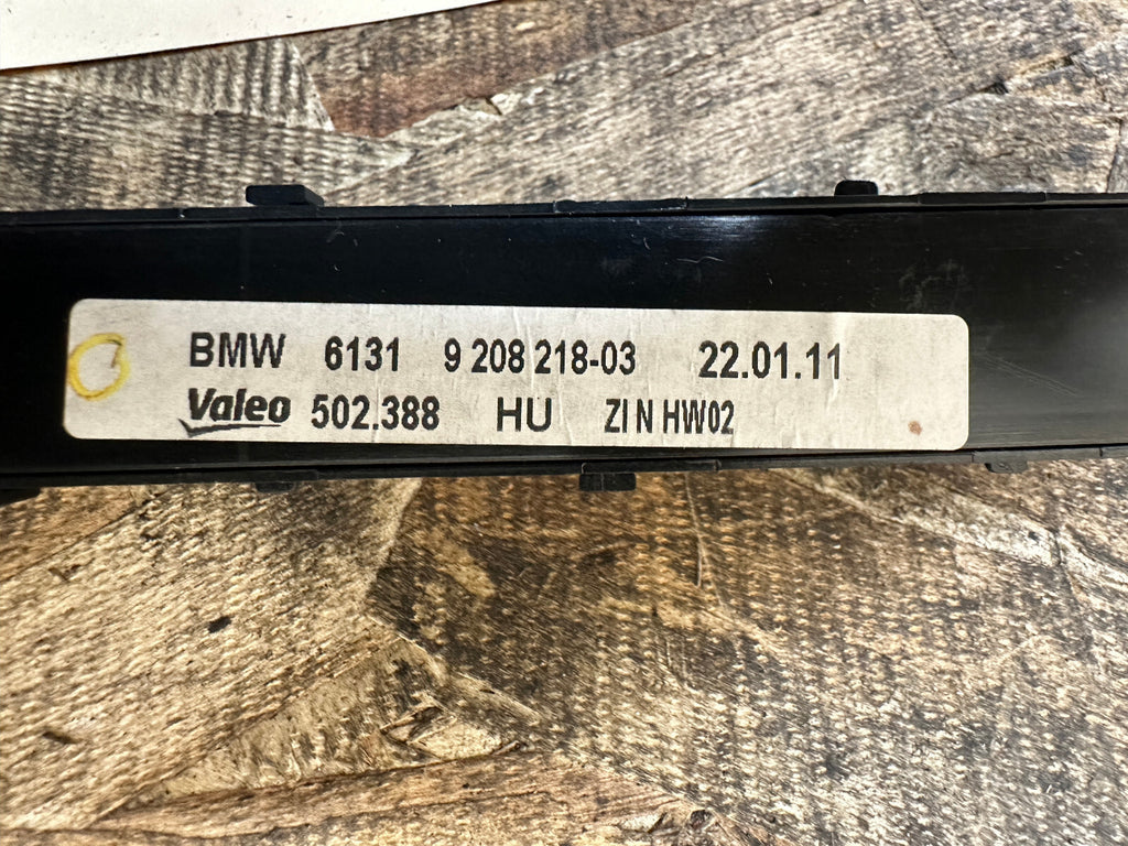 BMW 06-14 X5 X6 HILL DESCENT TRACTION CONTROL HATCH RELEASE PANEL 9208218
