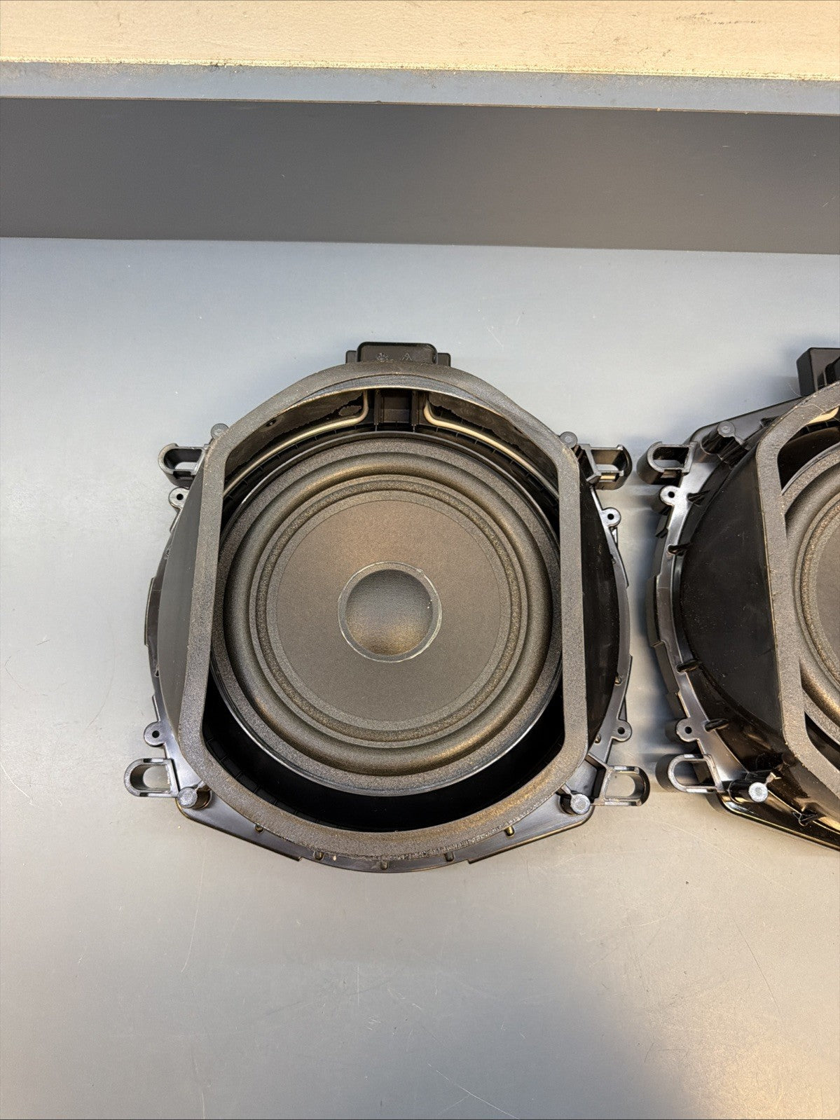 07-13 BMW E70 X5 Floor Subwoofer Audio Sound Speaker PAIR 430407860601 OEM