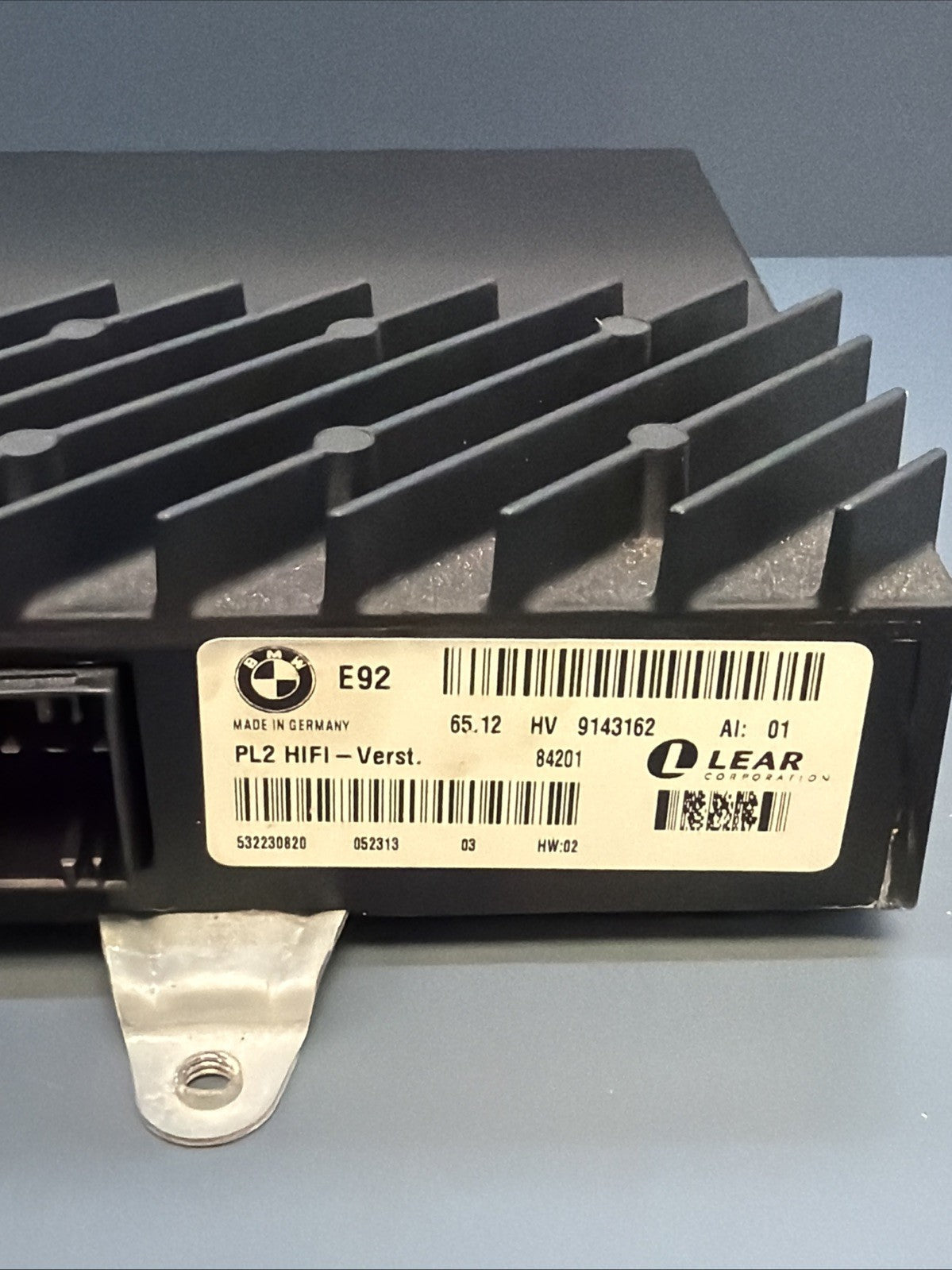 07-13 BMW E92 M3 335i 328i LEAR PL2 HiFi AUDIO SOUND RADIO AMP AMPLIFIER 9143162