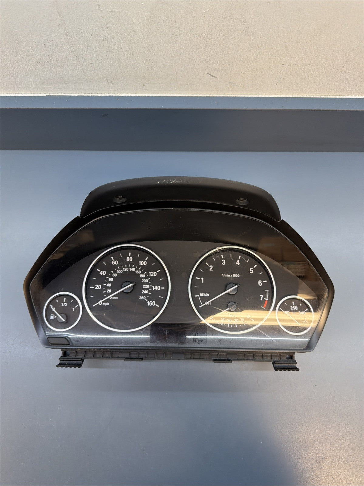 12-16 BMW F30 320i MPH Speedometer Cluster Gauge OEM 9232894 UNKNOWN MILEAGE