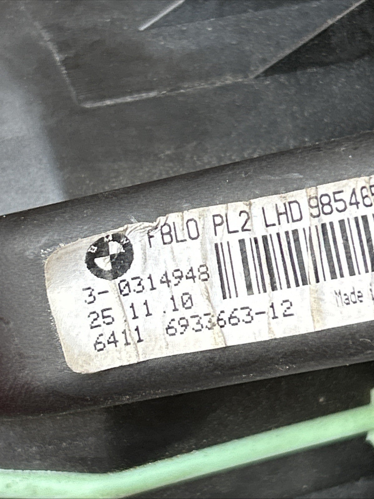 07-13 OEM BMW E90 E92 E93 E82 135i 335i Blower Motor Fan w/ Resistor 6933663