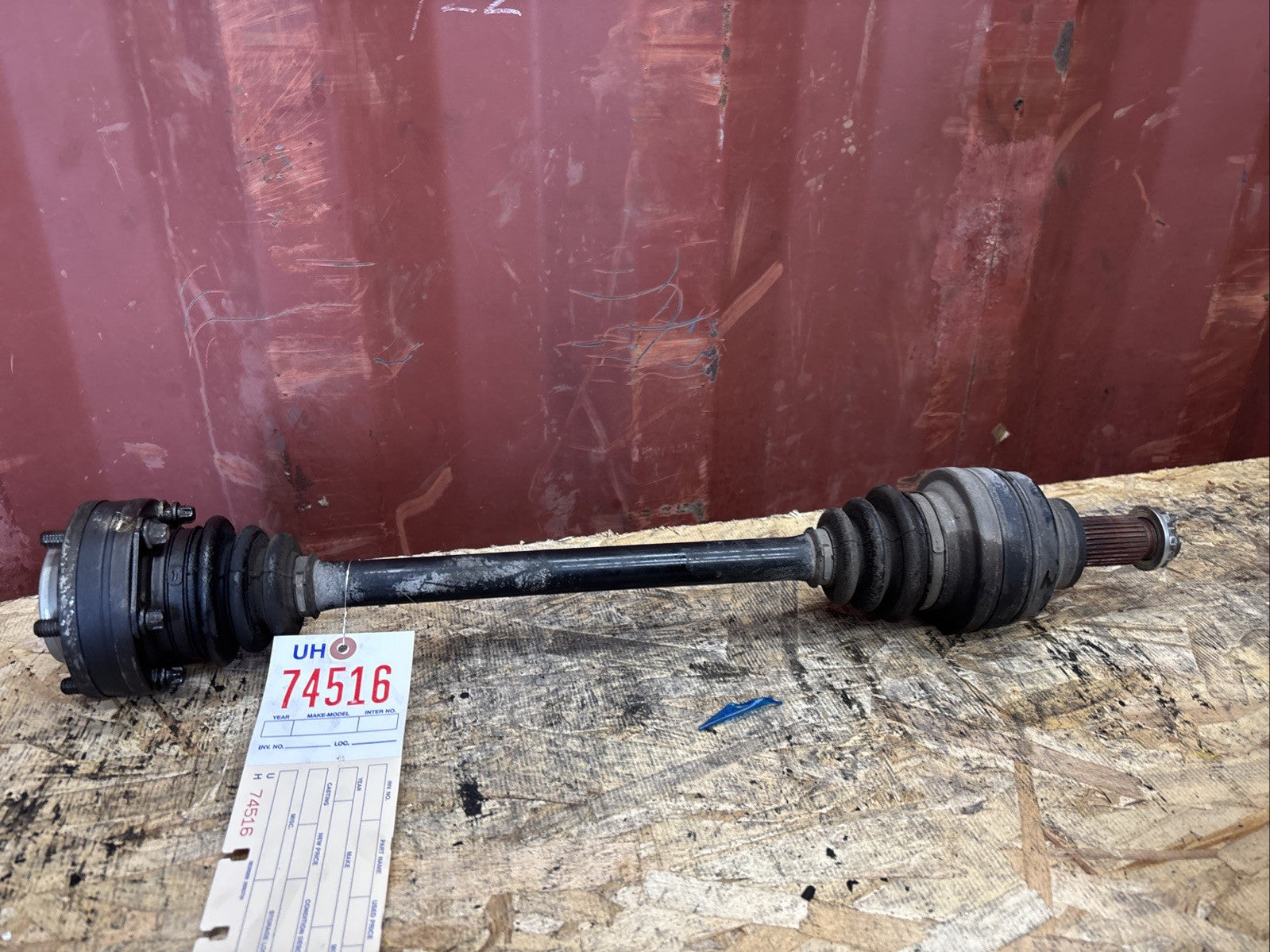 BMW OEM CV AXLE REAR LEFT  7 SERIES E38 USED M62 ENGINE 1994-2001 3321 1227730