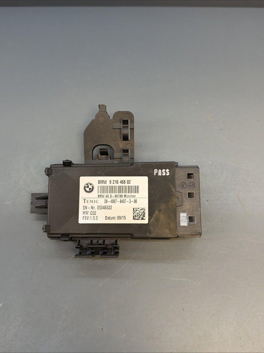 12-18 BMW 320i 328i 335i F30 FRONT OR REAR HEATED SEAT CONTROL MODULE 9216468