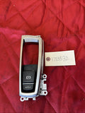 BMW 11-17 F25 X3 F1X 5 SERIES PARKING BRAKE SWITCH + TRIM SILVER OEM 9217594