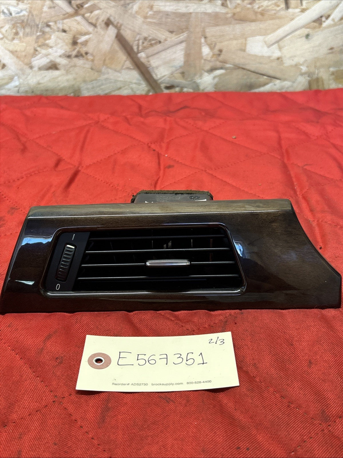 06-13 OEM BMW E90 E92 E93 335 328 M3 Left Driver Side Dashboard Air Vent 9130459