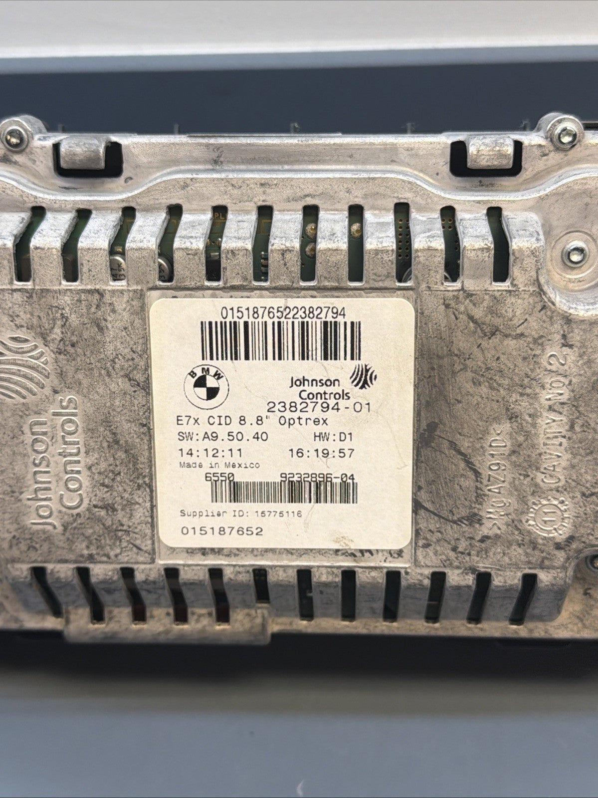 10-14 BMW E70 X5 E71 X6 8.8" MULTIMEDIA SCREEN CENTER UPPER DASH OEM 2382794