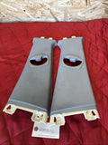 06-12 BMW E90 E91 328i UPPER B PILLAR TRIM LEFT & RIGHT 7058335 7058336