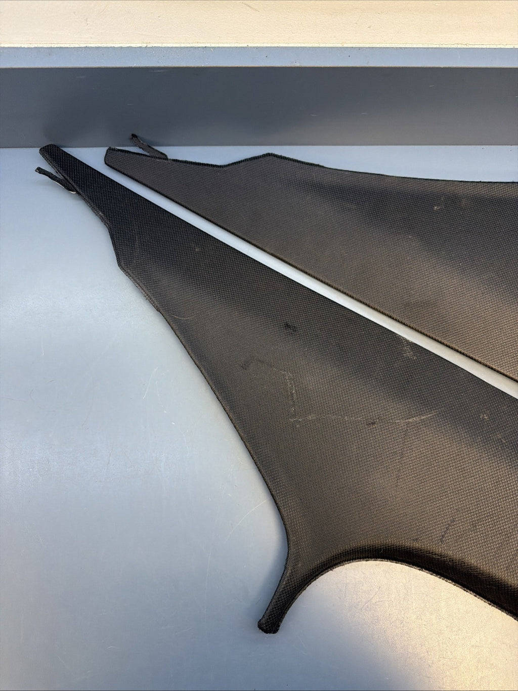 12-2016 BMW F30 3 SER Rear Left Right C Pillar Trim Cover Panel 7221003 7221004
