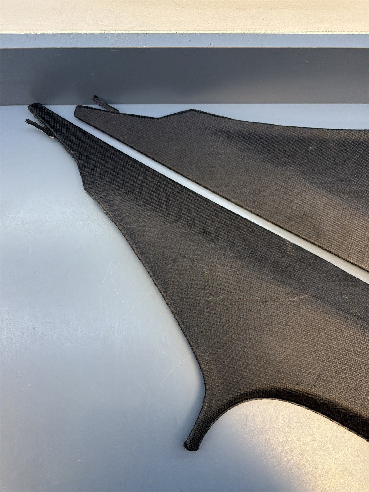 12-2016 BMW F30 3 SER Rear Left Right C Pillar Trim Cover Panel 7221003 7221004