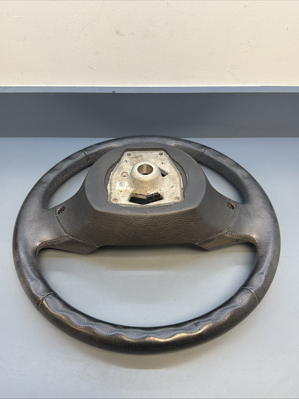11-16 BMW 528i 535i 550i F10 Black Leather Steering Wheel OEM 9229479