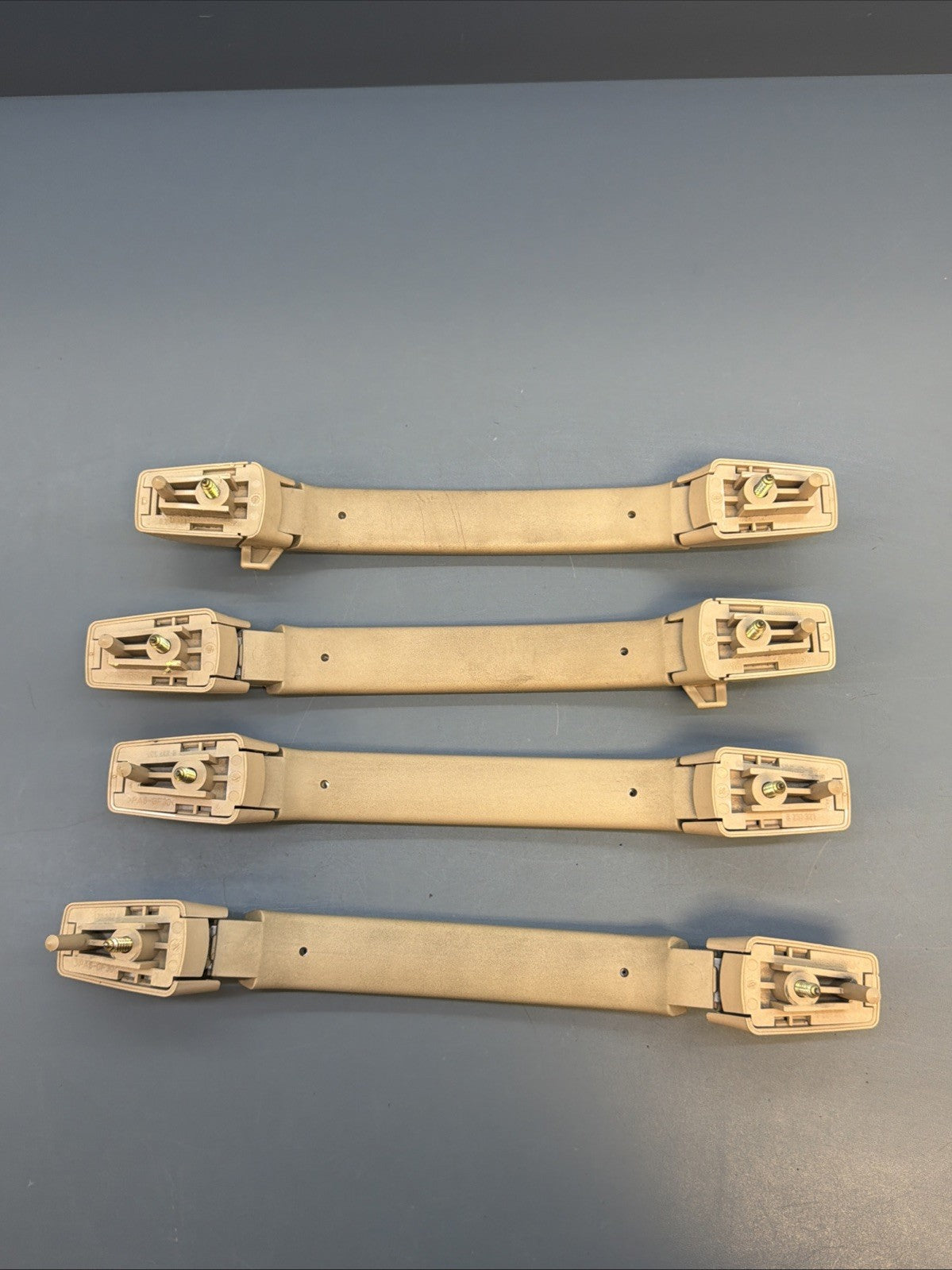 00-06 BMW E46 Headliner Grab Handle Set Front Rear Left Right Beige 8231321