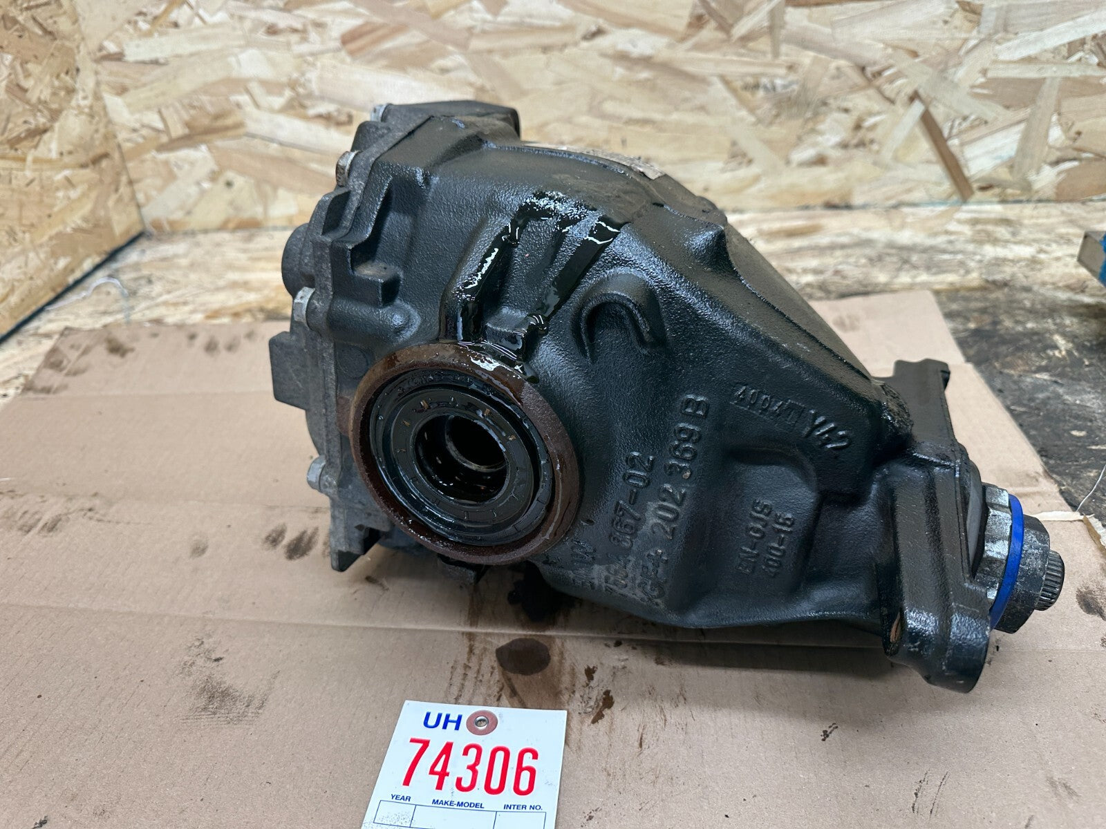 BMW F25 X3 35iX REAR DIFFERENTIAL FINAL 3.38 DRIVE OEM 7592007