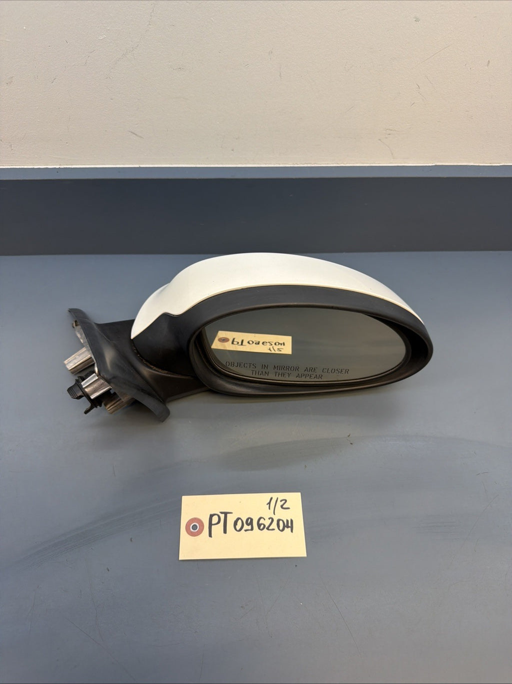 06-08 BMW E90 325i Right Passenger Side Rear View Mirror White 010803 OEM