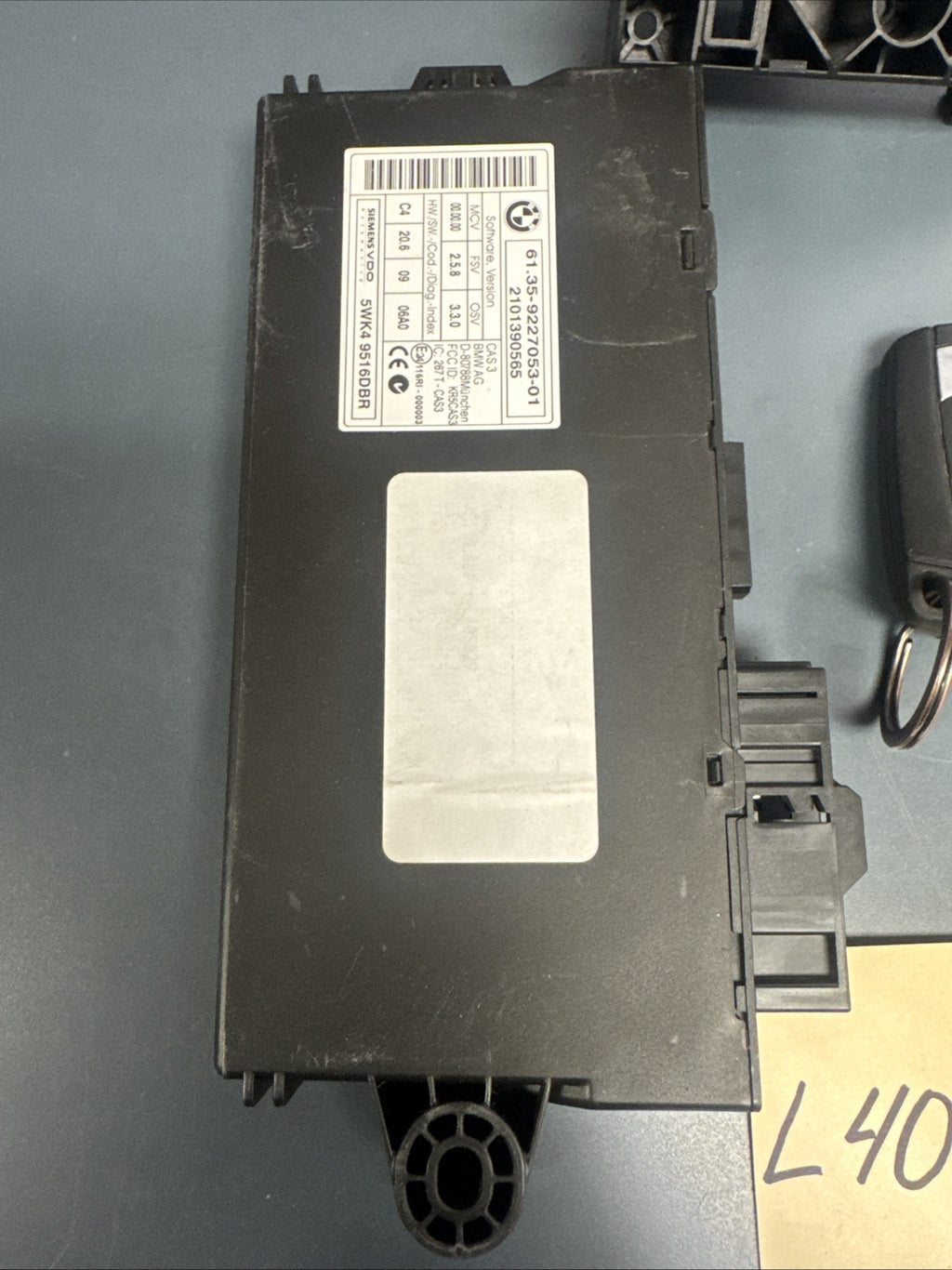 10-13 BMW E70 X5 xDrive ECU Engine Computer CAS Module Set With Key OEM 7614754