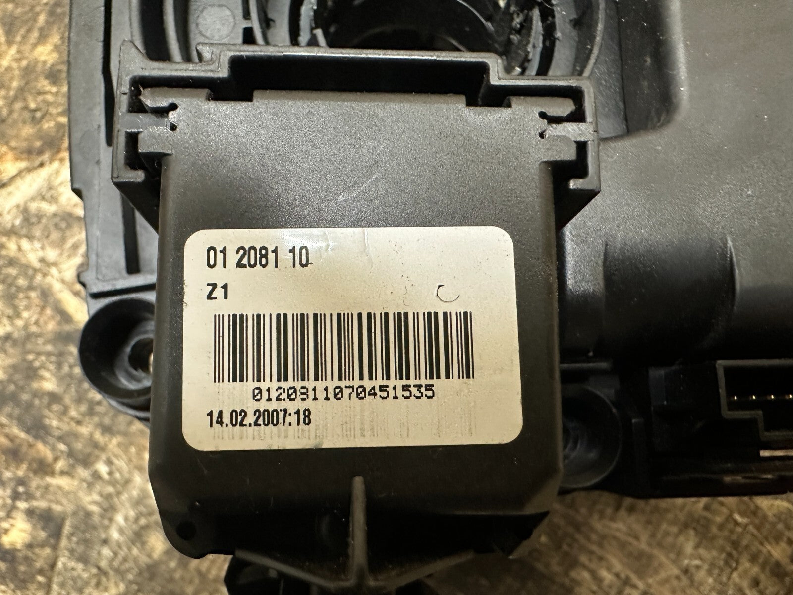 BMW 06-13 E90 STEERING COLUMN SWITCH UNIT W/ CLOCK SPRING OEM 9110887+6989557