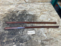 BMW 95-03 E39 5 SERIES LEFT+RIGHT VANOVA WOOD DOOR TRIM 2PC 8159658+8159657