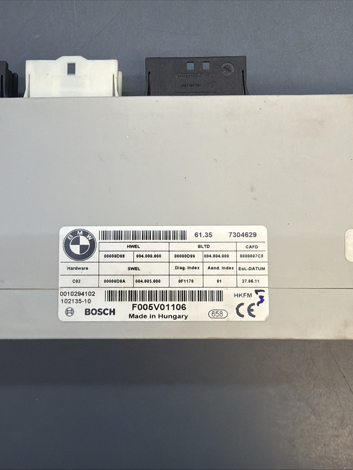 2011-2017 BMW F10 F01 F25 5 7 Series X3 X4 Trunk Lid Lift Control Module 7304629