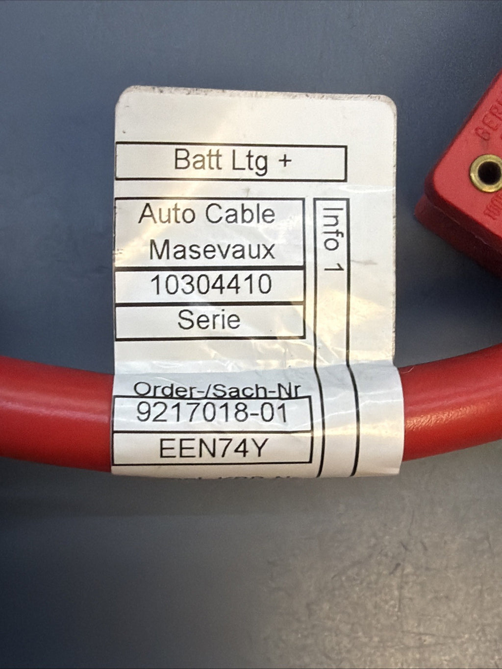 OEM BMW E84 E82 E88 E90 E92 335 M3 Battery Plus Pole Terminal Positive 9217018