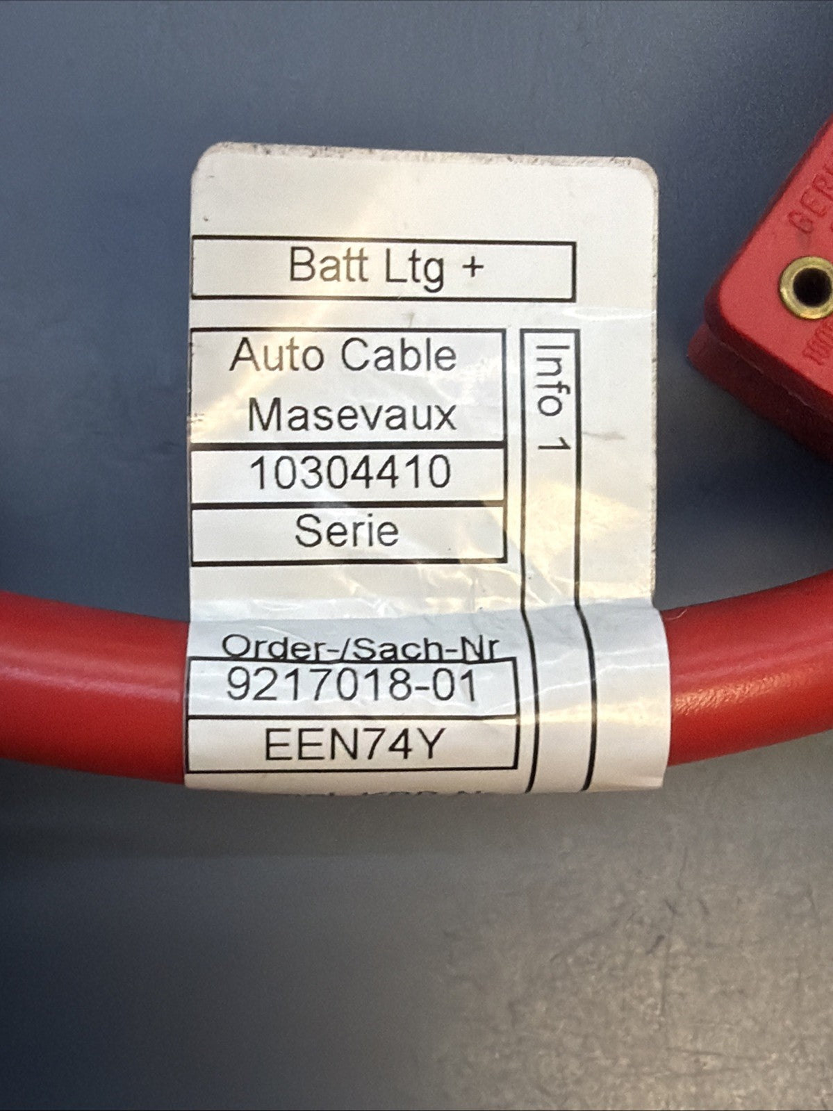 OEM BMW E84 E82 E88 E90 E92 335 M3 Battery Plus Pole Terminal Positive 9217018