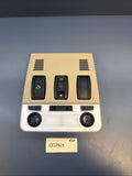 06-08 BMW E90 328i OVERHEAD CONSOLE MAP LIGHT SUNROOF SWITCH OEM 6938762 TAN