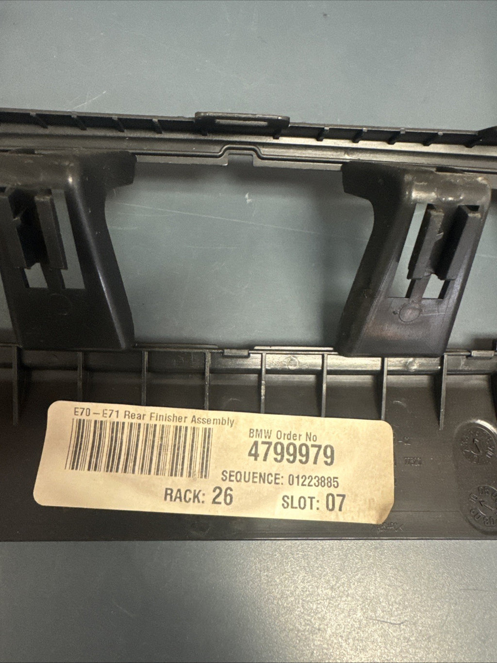 07-13 BMW E70 X5 Rear AC Climate Temperature Control Switch w/ Trim Cover OEM