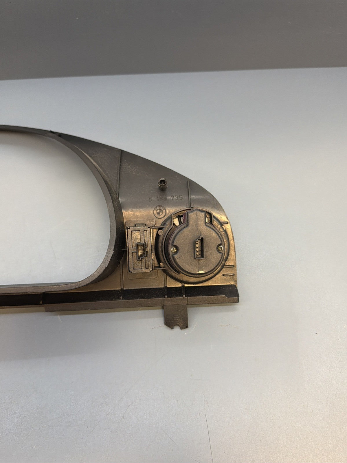 97-03 BMW E39 5 SEREIS Speedometer Cluster Trim Bezel w/ Switches Black 8159735