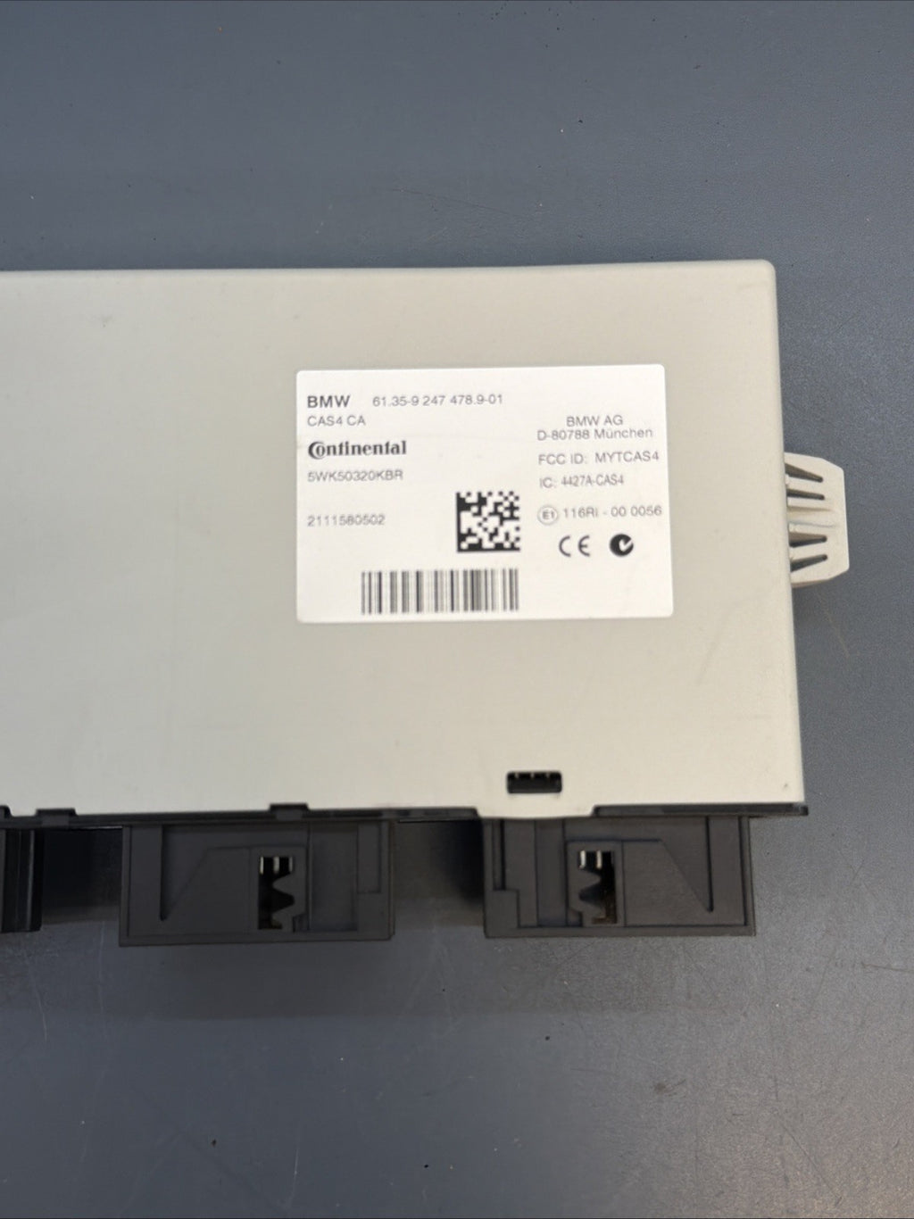 2011-2017 BMW X3 Theft Locking Central Gateway Control Module OEM 9247478
