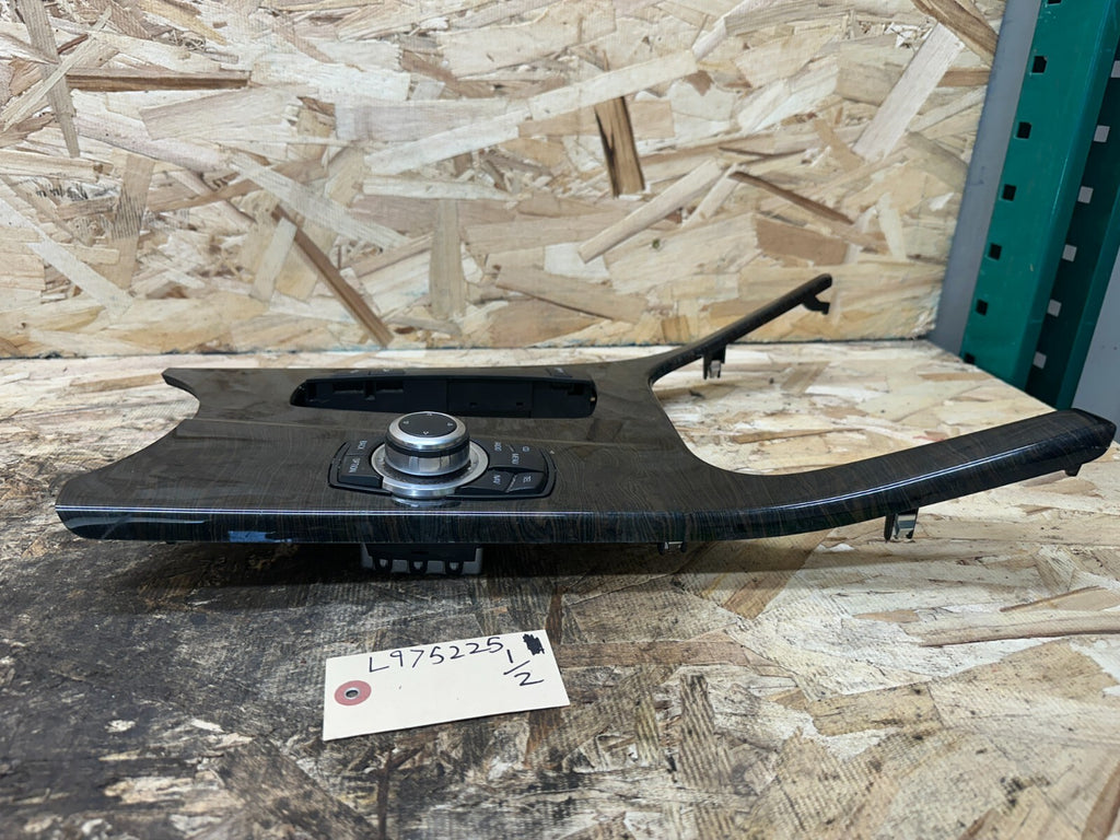 BMW 11-17 F25 X3 CENTER CONSOLE SHIFTER TRIM+iDrive+HILL DESCENT OEM 9200956