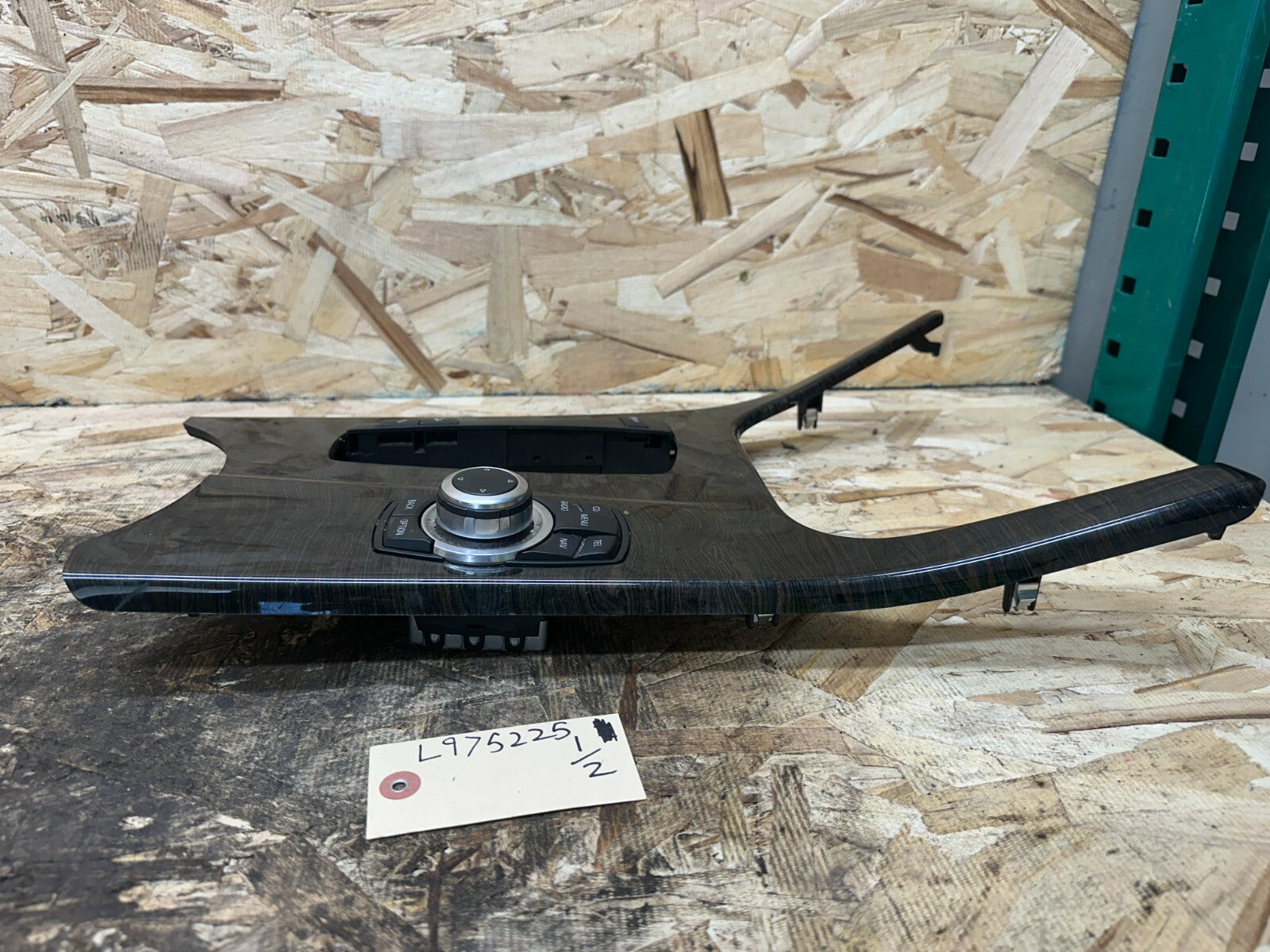 BMW 11-17 F25 X3 CENTER CONSOLE SHIFTER TRIM+iDrive+HILL DESCENT OEM 9200956