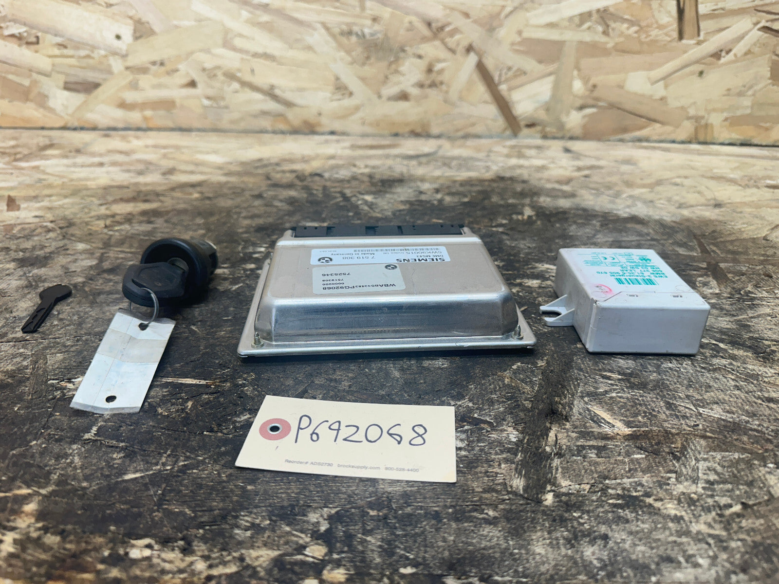 BMW 99-03 Z3 3/5 SERIES M54 ENGINE ECU(DME)+CAS+KEY  SET OEM 7519308 MS43