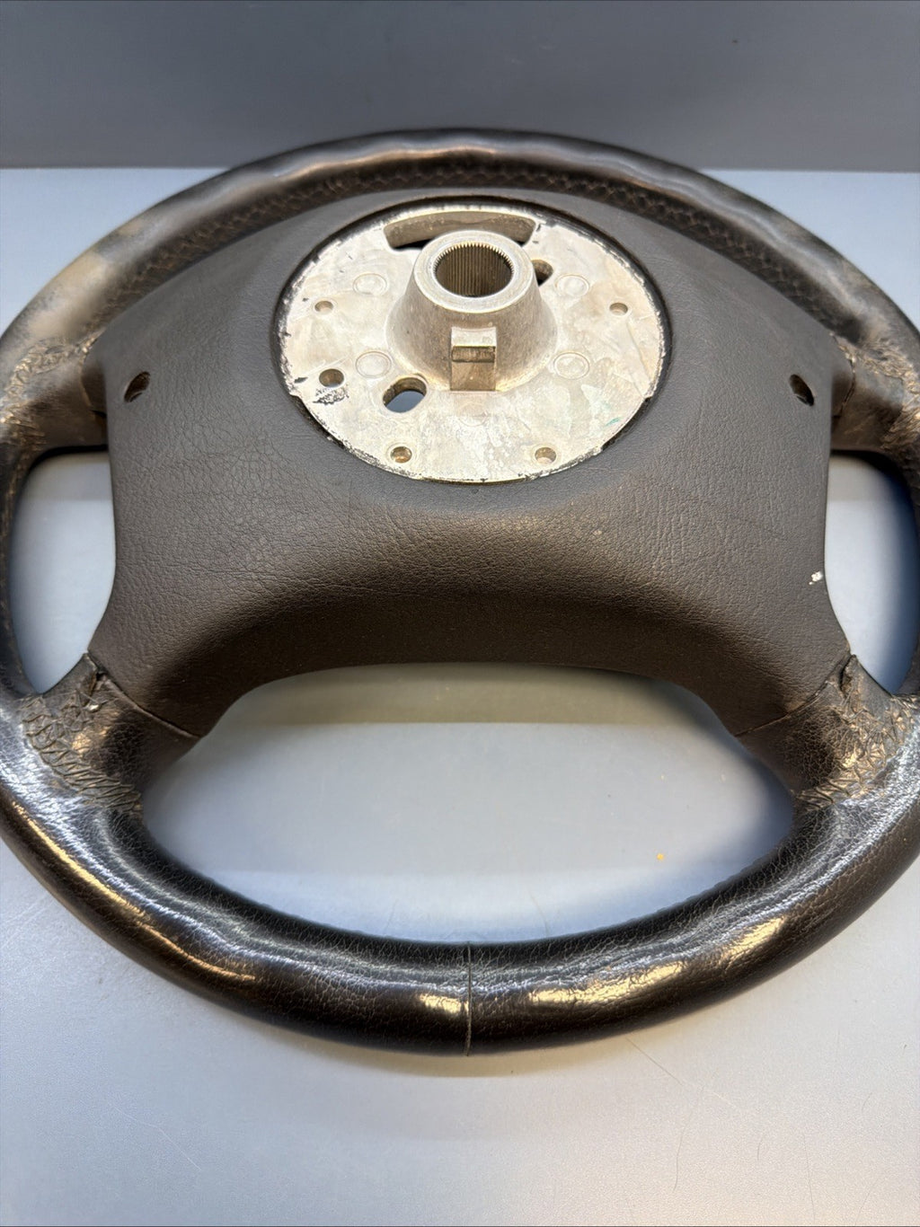 2004-2006 BMW X3 E83 4-Spoke Steering Wheel Black Leather OEM 3411790
