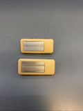 2000-2006 BMW 325 E46 Front Driver & Passenger Sun Visor Light BEIGE 140930