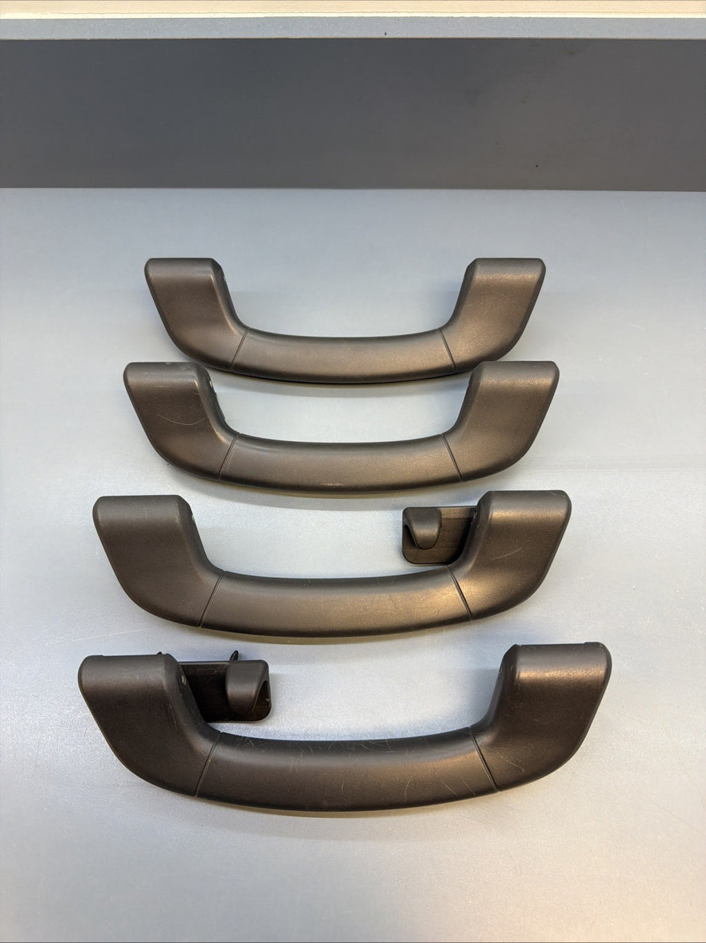 10-15 OEM BMW F01 F02 740 750 Interior Roof Top Grab Handle SET Black 9112729