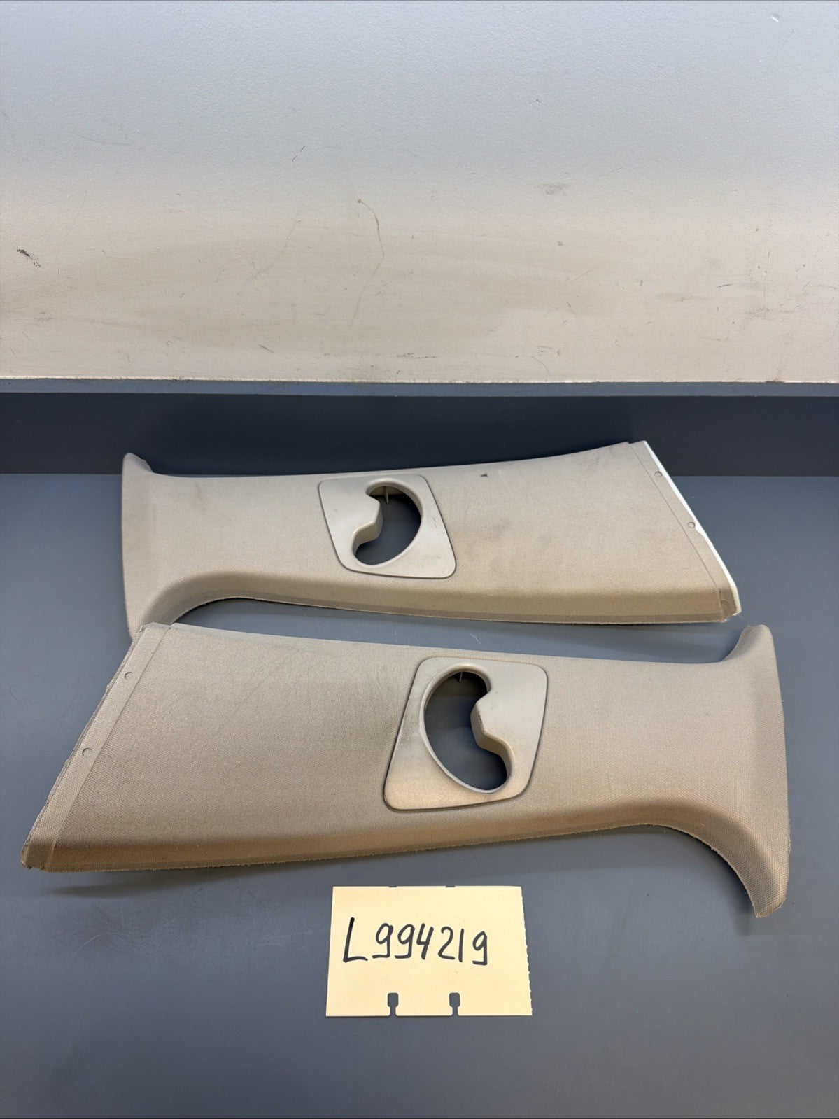 2007 - 2013 BMW X5 LEFT&RIGHT UPPER B PILLAR TRIM PANEL GRAY 7129751 7129752