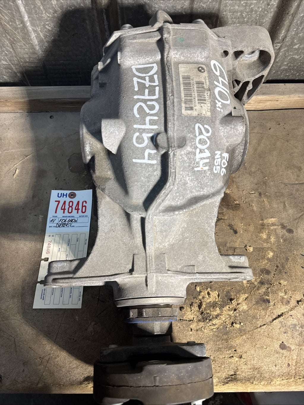BMW REAR DIFFERENTIAL F06 SERIES 640Xi FINAL DRIVE 3.23 7584444