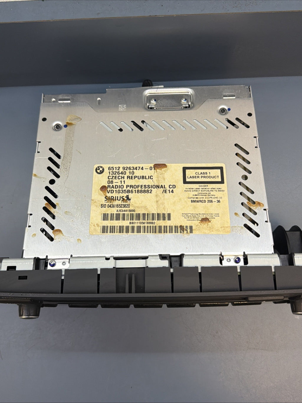 BMW E88 E82 E90 E92 E84 X1 CD Radio Professional Tuner Receiver CD 9263474