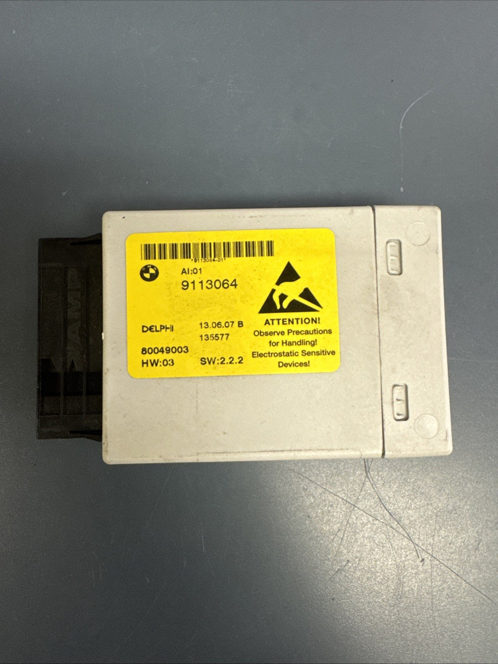 2006-2010 BMW E60 528i 535i 550i I Drive Console Switch Control Module 9113064