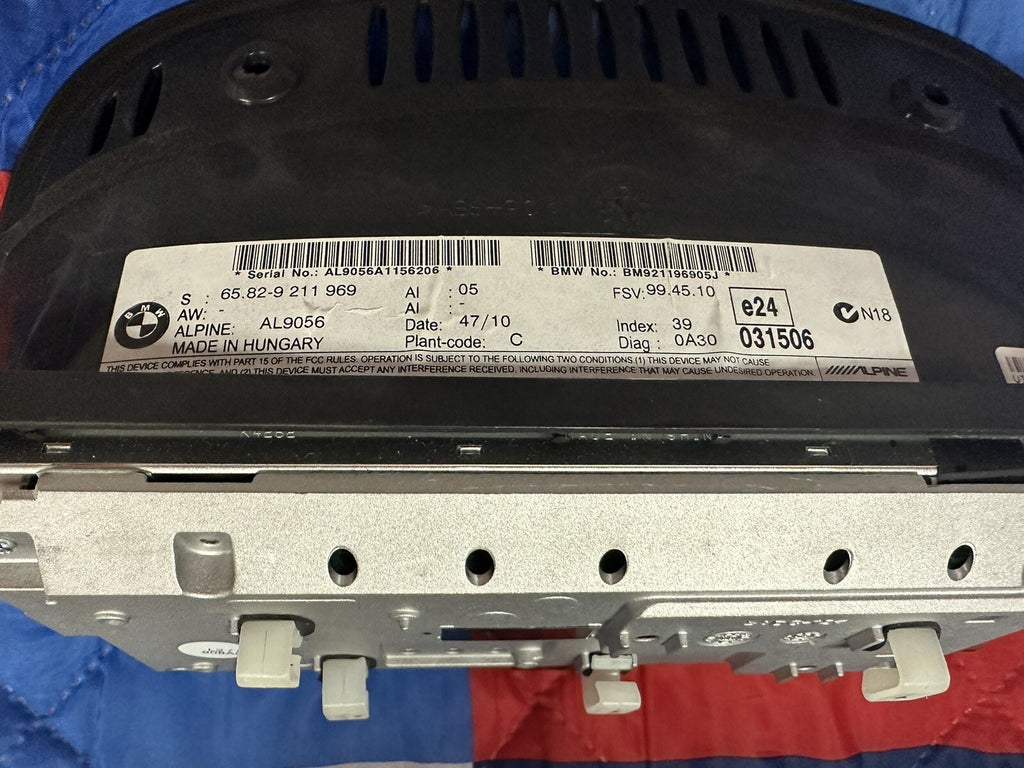 09-13 BMW E60 E90 E92 E93 CIC NAV NAVIGATION ON-BOARD MONITOR SCREEN DISPLAY OEM