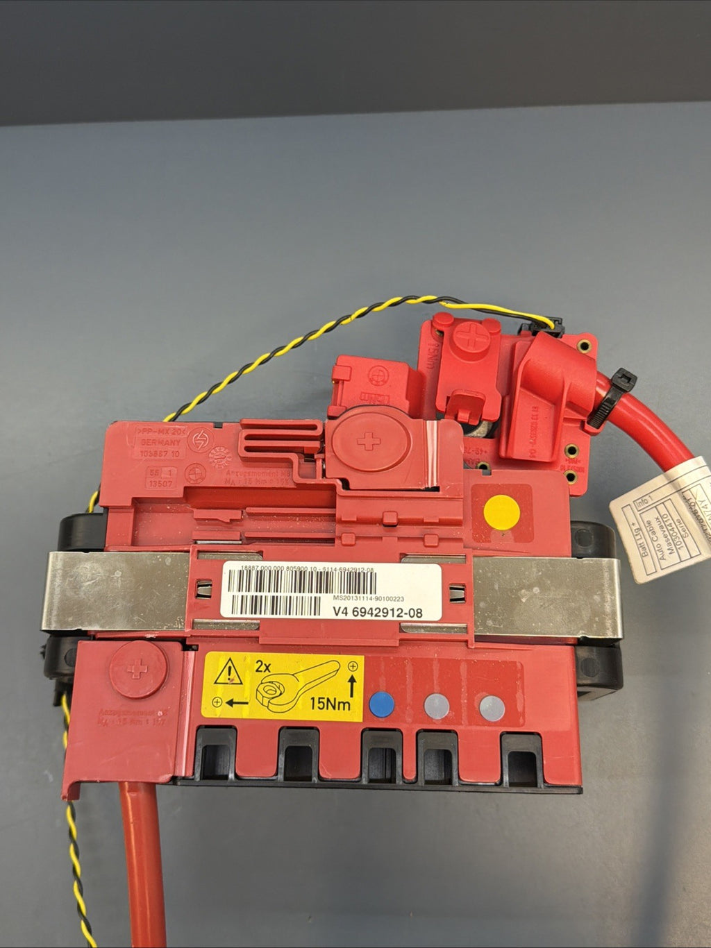 12-15 BMW X1 E84 Battery Power Distribution Junction Box OEM W CABLE 6942912