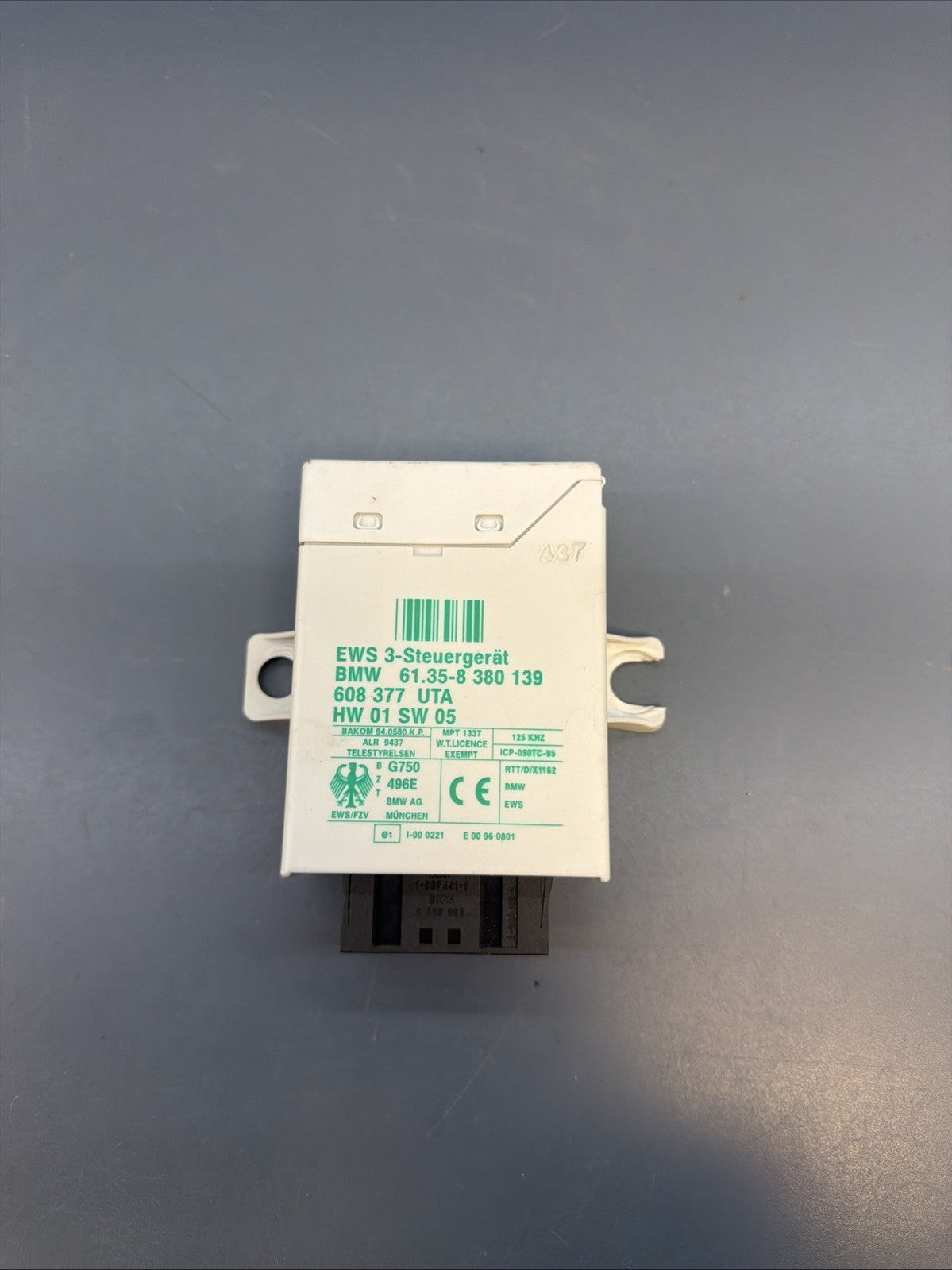 97-03 BMW E39 5/7 Series X5 Ews Anti Theft Immobilizer Control Module 8380139